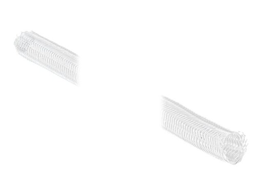 [20818] Delock Geflechtschlauch - 5 m - weiß