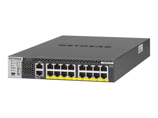 [XSM4316PA-100NES] Netgear M4300-16X - Switch - L3 - managed - 16 x 100/1000/2.5G/5G/10GBase-T (PoE+)