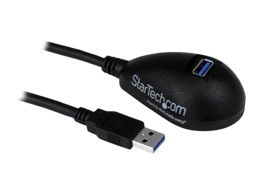 [USB3SEXT5DKB] StarTech.com 1,5m SuperSpeed USB 3.0 Desktop Verlängerungskabel / Dockingkabel - Stecker / Buchse - Schwarz - USB-Verlängerungskabel - USB Typ A (W)