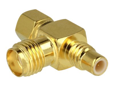 [89629] Delock Adapter SMC Buchse> Stecker> SMA T-Stueck - Adapter - Antenne/TV