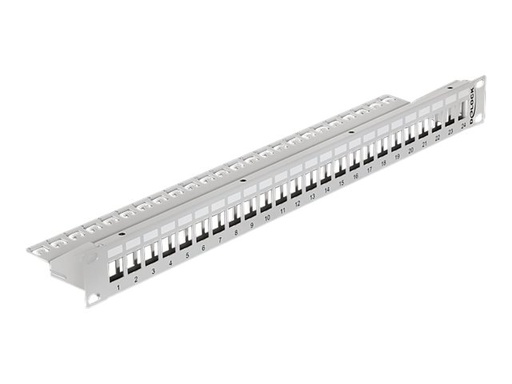 [43302] Delock Keystone Patch Panel - Patch Panel - Grau - 1U - 48.3 cm (19")