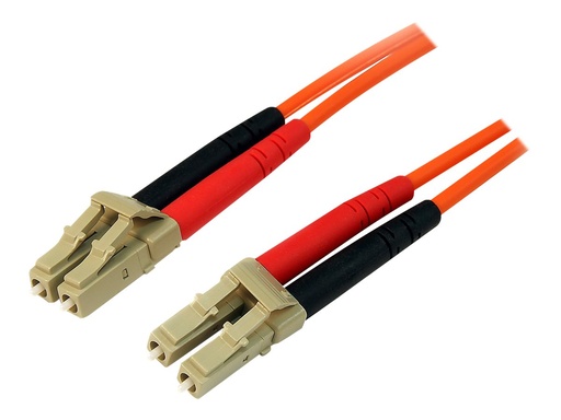 [50FIBLCLC15] StarTech.com 15m Fiber Optic Cable - Multimode Duplex 50/125 - LSZH - LC/LC - OM2 - LC to LC Fiber Patch Cable - Netzwerkkabel - LC Multi-Mode (M)