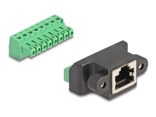 [66589] Delock Netzwerkanschluss - RJ-45 (W) zu 8-polige