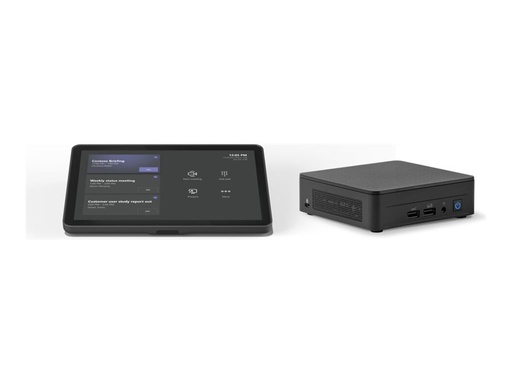 [TAPMSTBASEASU] Logitech BASE Microsoft Teams Rooms (no AV) with Tap + ASUS NUC - Microsoft Teams Raumsystem (Logitech Tap, Mini-PC, Logitech PC Mount)