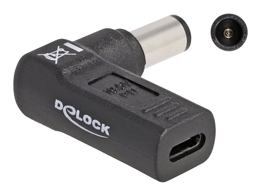 [60005] Delock Netzteil - USB-C (W) zu Gleichstromstecker 7,4 x 5 mm (M)