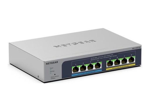 [MS108TUP-100EUS] Netgear Smart MS108TUP - Switch - L3 Lite - Smart - 4 x 100/1000/2.5G (PoE++)