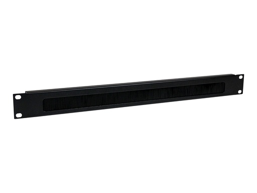 [CMBRUSH1U] StarTech.com 1 HE Rackblende mit Bürste zur Kabeldurchführung - Kabelführungsplatte für Schaltschrank - Schwarz - 1U - 48.3 cm (19")