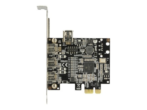 [89864] Delock PCI Express Card > 3 x external FireWire B + 1 x internal FireWire A