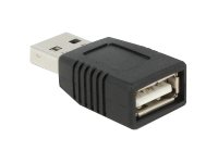 [65520] Delock USB-Adapter - USB (W) zu USB (M) - Schwarz