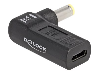 [60011] Delock Netzteil - 24 pin USB-C (W) zu Gleichstromstecker 5,5 x 2,5 mm (M)
