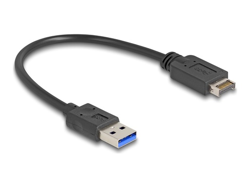[85449] Delock USB-Kabel - 20 pin Key A (M) zu USB Typ A (M)