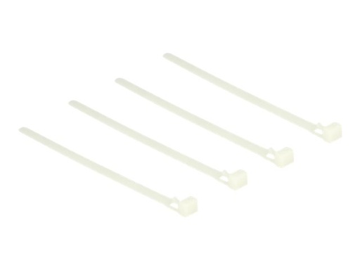 [18638] Delock Kabelbinder - 15 cm - weiß (Packung