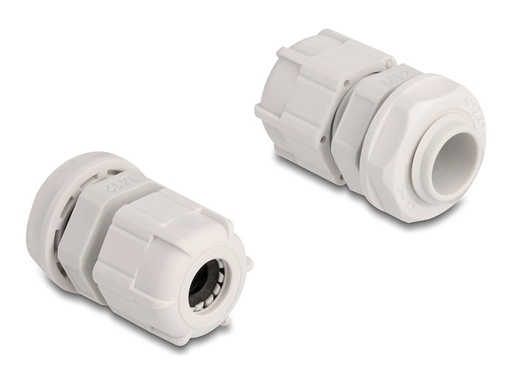 [60653] Delock Cable gland (M12) - Grau (Packung mit