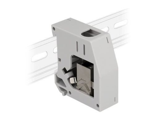 [86959] Delock DIN-Schienenmontageadapter - mit Keystone-Modul