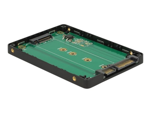 [62792] Delock Converter SATA 22 Pin to M.2 - Laufwerksschachtadapter - 2.5" to M.2 (6.4 cm to M.2)
