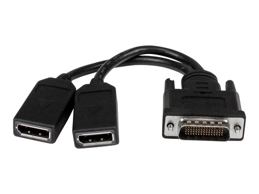 [DMSDPDP1] StarTech.com DMS-59 to DisplayPort - 8in - DMS 59 to 2x DP - Y Cable - DMS-59 Adapter - DisplayPort Splitter Cable - LFH Cable (DMSDPDP1)