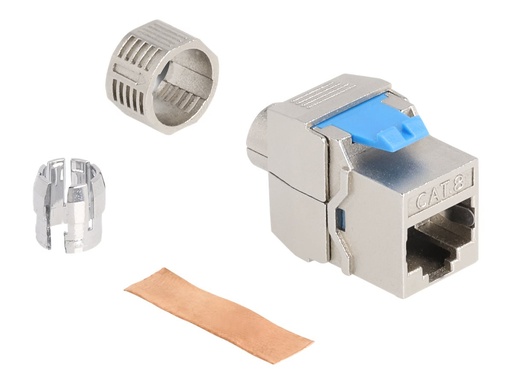 [87059] Delock Netzwerkkoppler - RJ-45 (W) zu LSA (W)