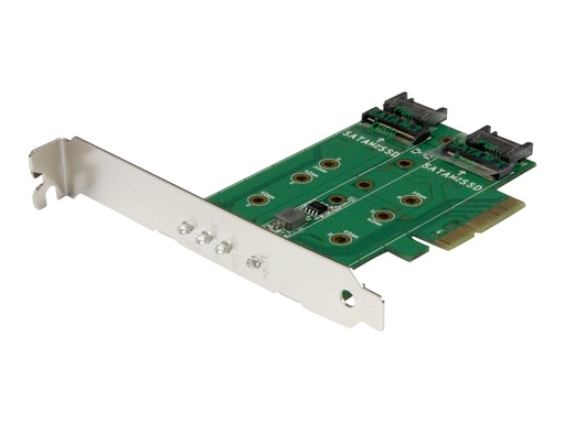 [PEXM2SAT32N1] StarTech.com 3 Port M.2 SSD (NGFF) Adapterkarte - 1x PCIe (NVMe)