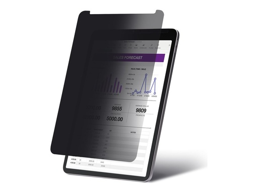 [129IP-PRIVACY-SCREEN] StarTech.com 4-Way Privacy Screen For 12.9-inch iPad Pro - Bildschirmschutz für Tablet - für Hoch- und Querformat, mit Touch-Funktion, +/-30° Blickwinkel, blockt bis zu 51 % blaues Licht, matt - mit Sichtschutzfilter - 4-Wege - 12.9" - Schwarz - für Apple 12.9-inch iPad Pro (3. Generation, 4. Generation, 5. Generation, 6. Generation)