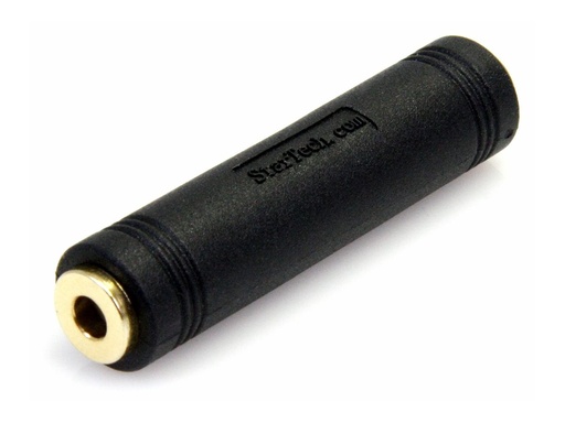 [GCAUD3535FF] StarTech.com 3.5mm Female to Female Coupler - 3.5mm Audio Coupler - Gold Plated Connectors - Female/Female - Aux Cord Adapter (GCAUD3535FF)