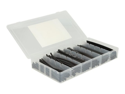 [86271] Delock Schrumpfschlauch - 10 cm - Schwarz (Packung mit 100)
