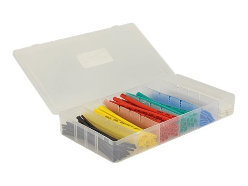 [86264] Delock Schrumpfschlauch - 10 cm - Schwarz, weiß, Blau, Gelb, Rot, grün (Packung mit 100)
