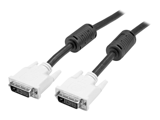 [DVIDDMM3M] StarTech.com StarTech DVI-D Dual Link Kabel 3m (Stecker/Stecker) - DVI 24+1 Pin Monitorkabel Dual Link - DVI Anschlusskabel mit Ferritkernen - DVI-Kabel - Dual Link - DVI-D (M)