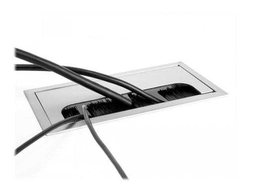 [66862] Delock Kabeldurchführung - Silber