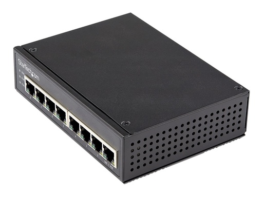 [IESC1G80UP] StarTech.com Industrial 8 Port Gigabit PoE+ Switch 30W - IP-30 - Switch - unmanaged - 8 x 10/100/1000 (PoE+)