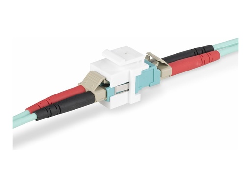 [DMFKSLCLCCOUPLER] StarTech.com LC to LC Coupler, LC Fiber Coupler, LC/UPC Keystone Jack, Fiber Optic LC Keystone Coupler for Patch Panel - LC to LC Duplex (DMFKSLCLCCOUPLER)