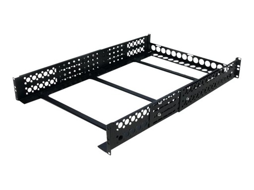 [UNIRAILS2U] StarTech.com 2HE tiefenvestellbare 19 Zoll Server Rack Schienen - Universal Rack Schiene - Rack-Schiene - Schwarz - 2U - 48.3 cm (19")