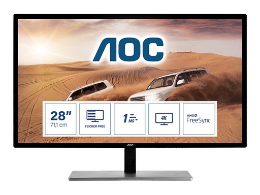 [U2879VF] AOC U2879VF - LED-Monitor - 71.1 cm (28") - 3840 x 2160 4K UHD (2160p)