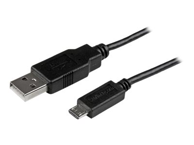 [USBAUB50CMBK] StarTech.com 0,5m Micro USB Ladekabel für Android Smartphones und Tablets - USB A auf Micro B Kabel / Datenkabel / Anschlusskabel - USB-Kabel - Micro-USB Typ B (M)