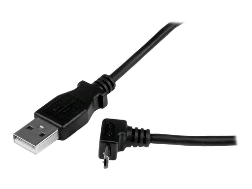 [USBAUB2MU] StarTech.com 2m USB 2.0 A auf Micro B Kabel aufwärtsgewinkelt - Schwarz - USB A / Micro B Datenkabel / Anschlusskabel - USB-Kabel - Micro-USB Typ B (M)