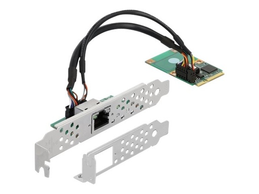 [95266] Delock Mini PCIe I/O PCIe full size 1 x RJ45