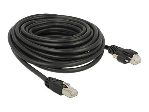 [85672] Delock Patch-Kabel - RJ-45 (M) schraubbar zu RJ-45 (M)
