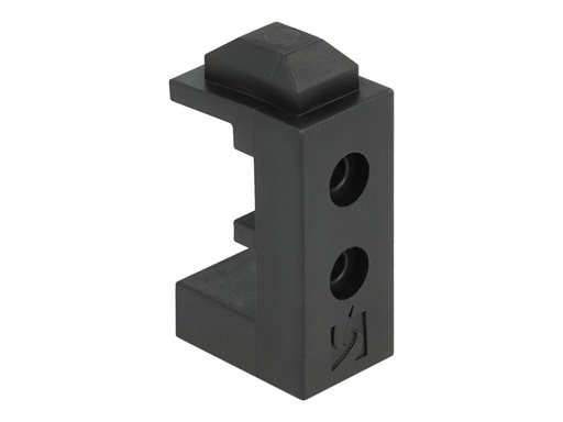 [18027] Delock Festplattenhalter - Kapazität: 2 x 3.5" HDD or 4 x 2.5" HDD/SSD - Schwarz (Packung mit 8)