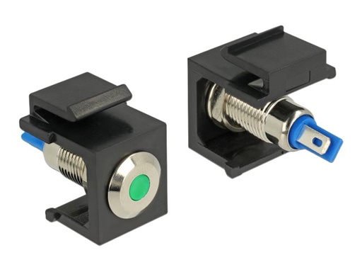 [86463] Delock Keystone LED green 6 V flat - Modulare