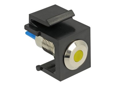 [86462] Delock LED - Keystone Jack - Schwarz