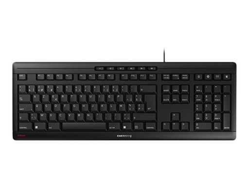 [JK-8500BE-2] Cherry STREAM KEYBOARD - Tastatur - USB - Belgien