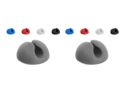 [18294] Delock Mini - Kabelhalter-Kit - Tisch montierbar