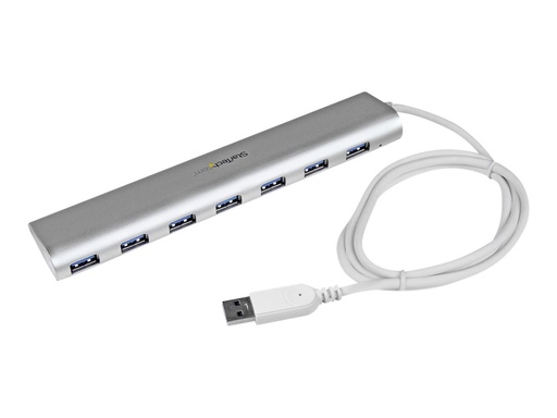 [ST73007UA] StarTech.com Startech 7 Port kompakter USB 3.0 Hub mit eingebautem