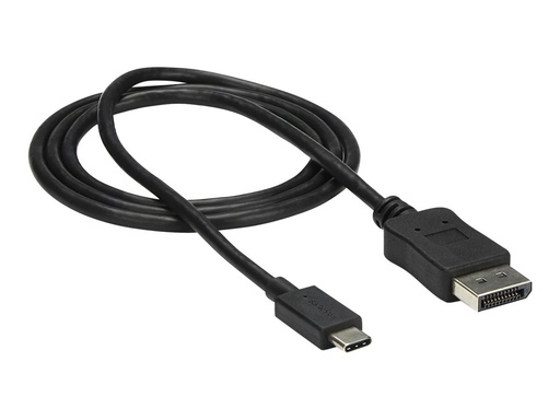 [CDP2DPMM1MB] StarTech.com 3ft/1m USB C to DisplayPort 1.2 Cable 4K 60Hz, USB-C to DisplayPort Adapter Cable HBR2, USB Type-C DP Alt Mode to DP Monitor Video Cable, Compatible with Thunderbolt 3, Black - USB-C Male to DP Male (CDP2DPMM1MB)