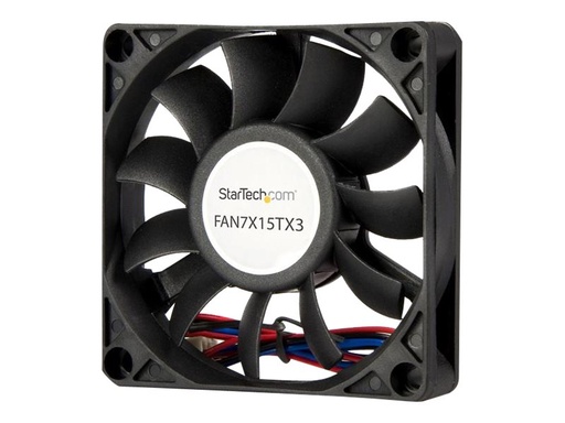 [FAN7X15TX3] StarTech.com 70mm Gehäuselüfter - Lüfter 7cm für PC Gehäuse mit 3-pin Molex Stecker (70mmx70mmx15mm)