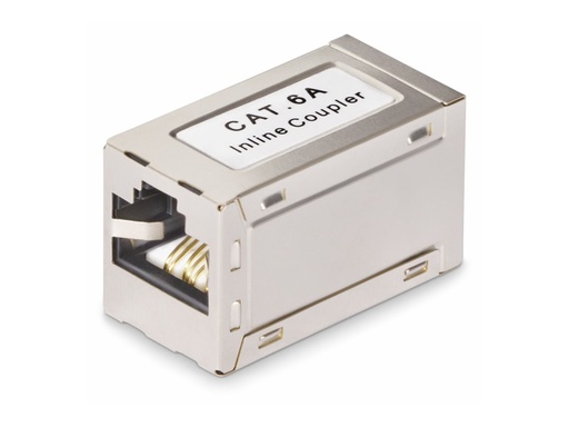 [IN-CAT6A-COUPLER-S1] StarTech.com Shielded RJ45 Coupler, Inline Cat6a Coupler, F/F - Netzwerkkoppler - RJ-45 (W)