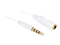 [84483] Delock Audiokabel - mini-phone stereo 3.5 mm männlich zu mini-phone stereo 3.5 mm weiblich
