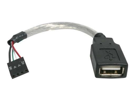 [USBMBADAPT] StarTech.com 15 cm USB 2.0 Kabel - USB A-Buchse auf USB Mainboard 4pin Header - Buchse/Buchse - USB Pinheader Kabel 4-polig - USB-Kabel - USB (W)