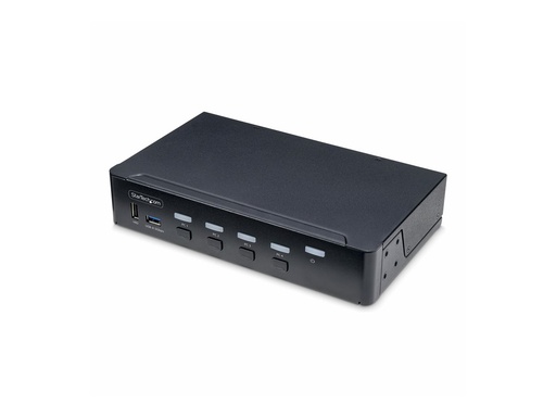 [P4AD122-KVM-SWITCH] StarTech.com 4-Port DisplayPort KVM Switch/Umschalter, 4K60Hz,TAA-konform