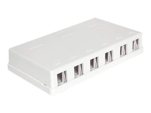 [86227] Delock Keystone Surface Mounted Box - Gehäuse mit modularen Einsätzen