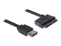 [84416] Delock Power Over eSATA cable - Power Over eSATA-Kabel - Mikro SATA (W)